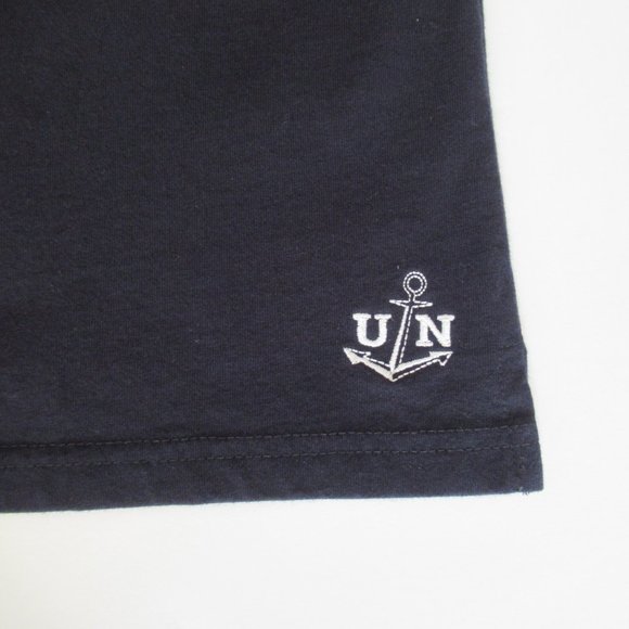 ULYSSE NARDIN Women's T-Shirt Size S Short Sleeve Embroidered Logo Cotton Blue - Picture 9 of 11